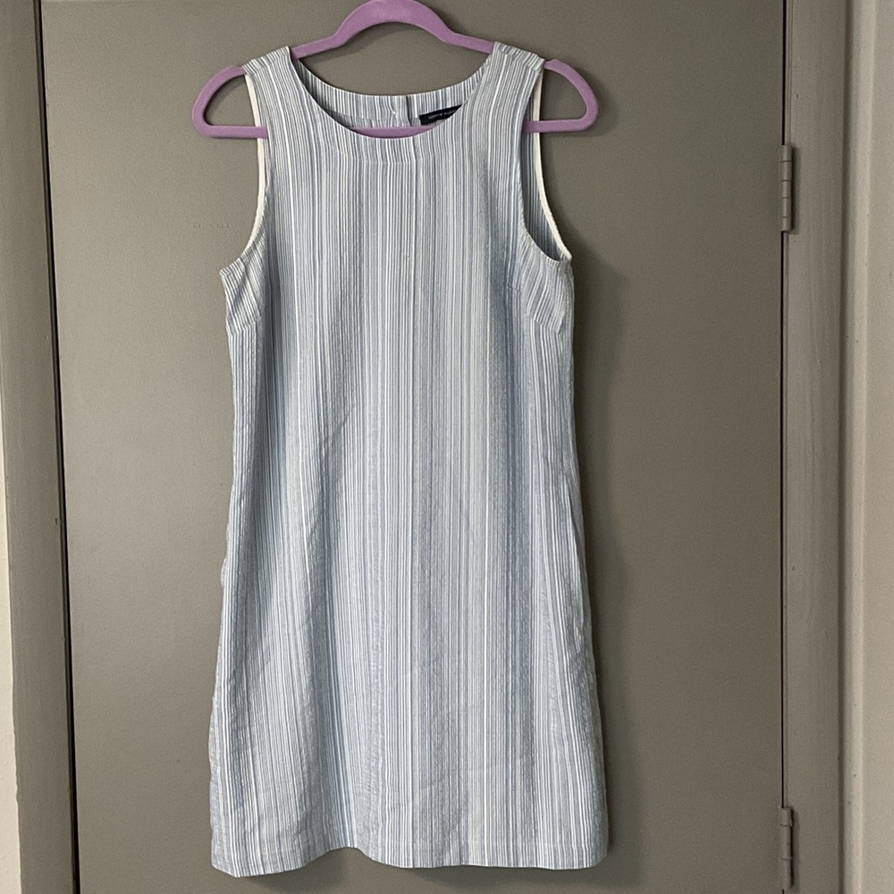Tommy Hilfiger Light Blue Striped Dress, Size 6